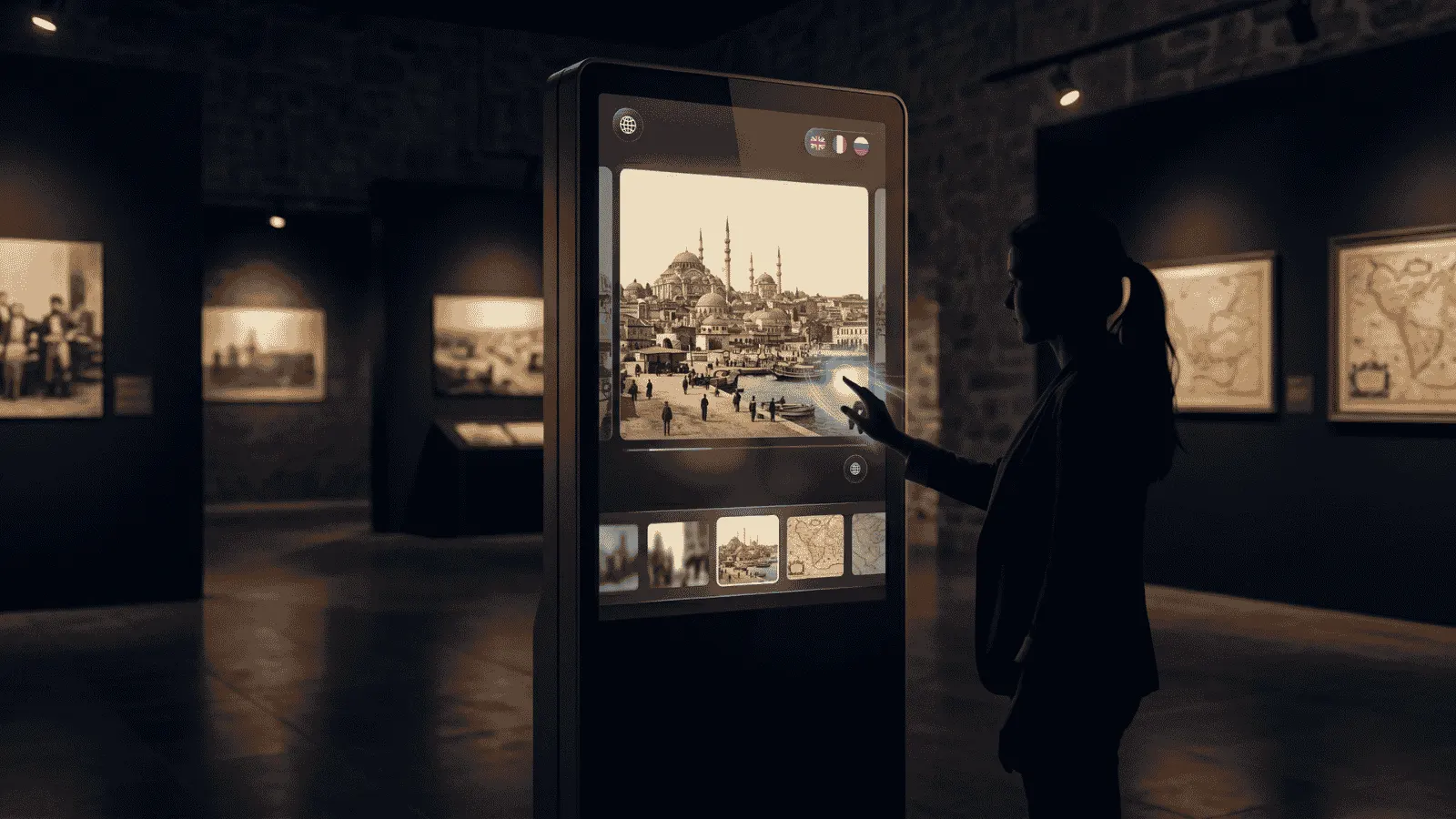 Selanik Müzesi — Dijital Sergi Kiosk Uygulaması