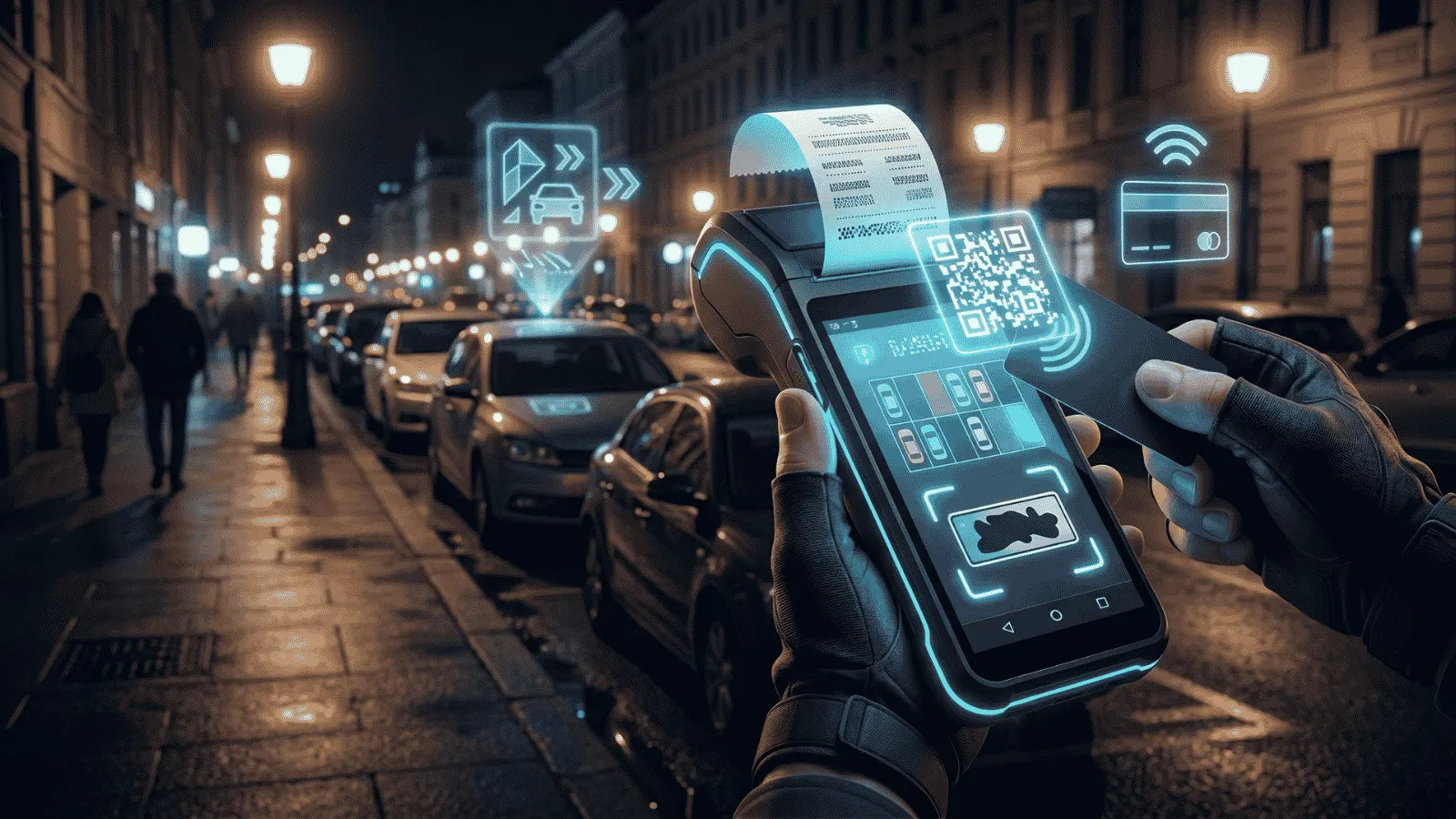 Parkometre — PAVO POS Üzerinde Mobil Otopark Sistemi